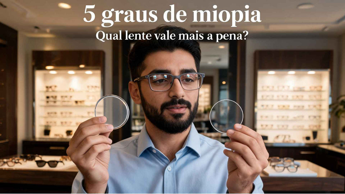 5 graus de miopia: é considerado alto? Quais lentes escolher?