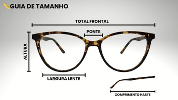Guia de Tamanhos de Óculos — Descubra o modelo ideal para o seu rosto