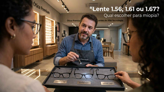Lente 1.56, 1.61 ou 1.67 para miopia: qual escolher?
