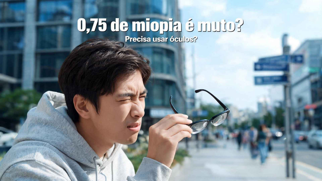 0,75 de miopia é muito? Entenda se precisa usar óculos