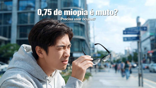 0,75 de miopia é muito? Entenda se precisa usar óculos