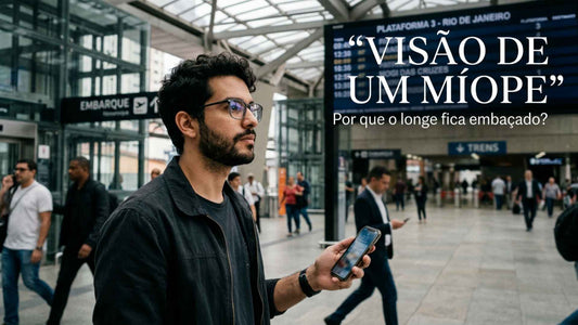Visão de um míope: por que o longe fica embaçado?