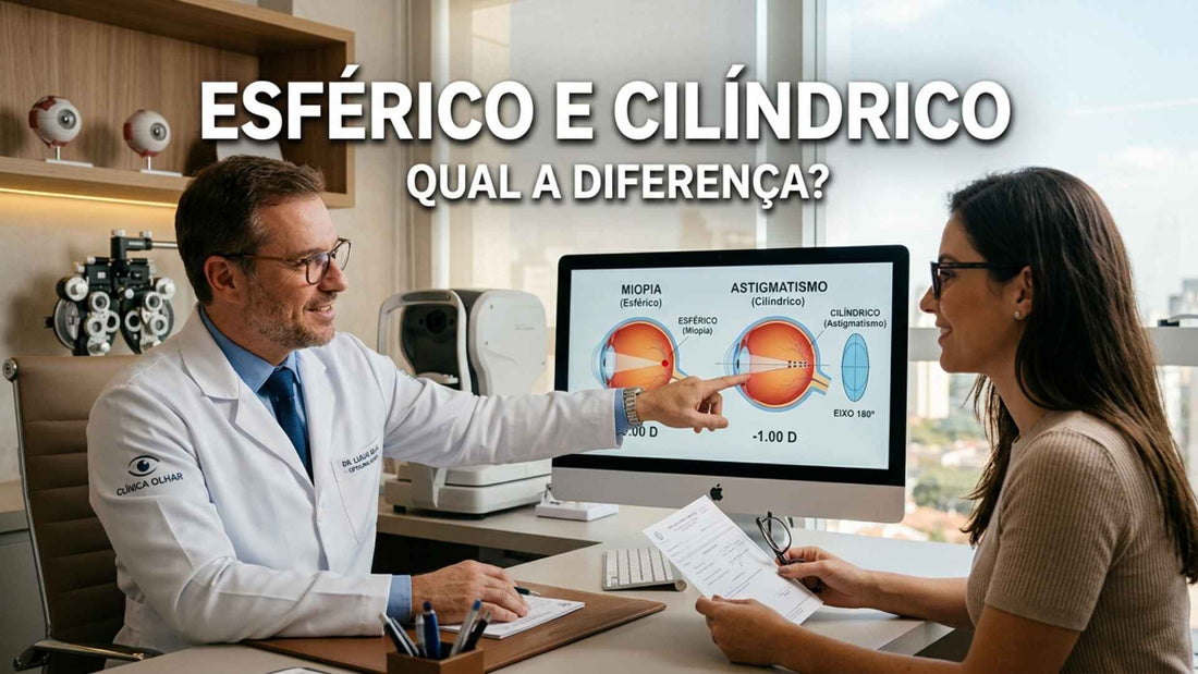 Grau esférico e cilíndrico: qual a diferença na receita?