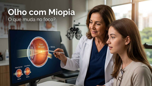 Olho com miopia: o que muda no foco da imagem?