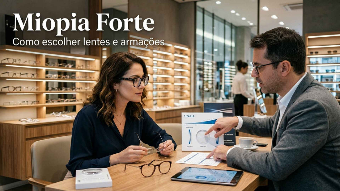 Miopia forte: como escolher lentes e armações