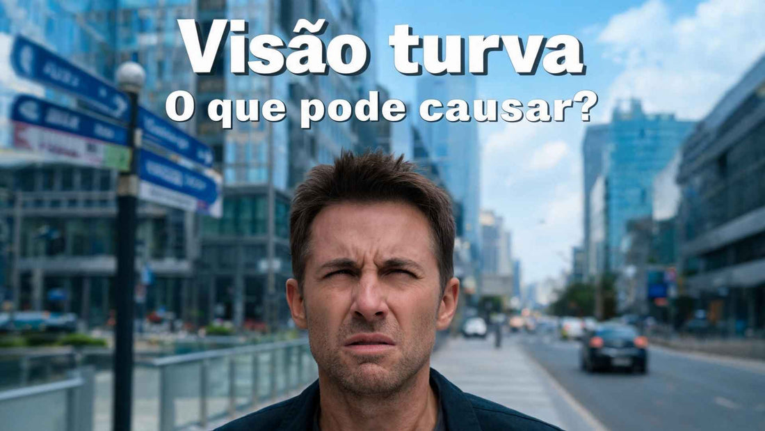 Visão turva: causas comuns e relação com miopia, astigmatismo e grau