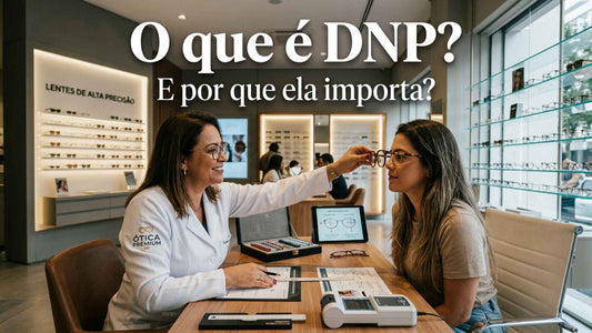 O que é DNP e por que ela importa nos óculos de grau?