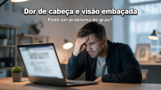 Dor de cabeça e visão embaçada: pode ser problema de grau?