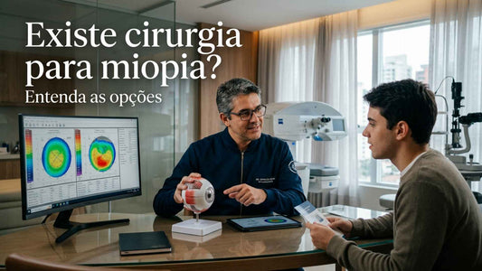 Existe cirurgia para miopia? Entenda opções e cuidados