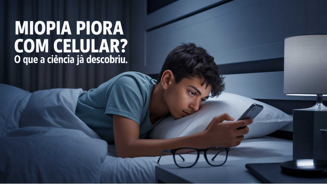 Miopia piora com celular? Entenda telas, visão de perto e cuidados