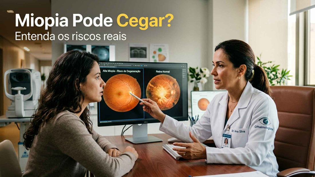 Miopia pode cegar? Entenda riscos, alta miopia e acompanhamento
