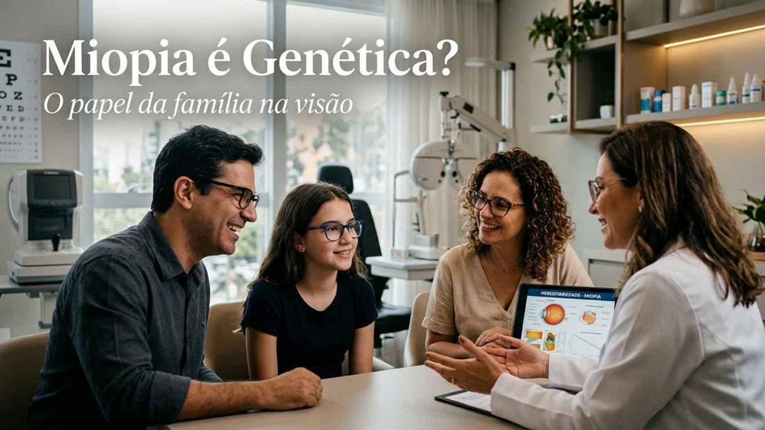 Miopia é genética ou hereditária? Entenda o papel da família