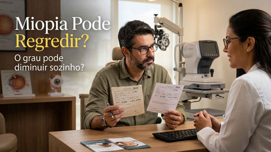 Miopia pode regredir? Entenda se o grau diminui sozinho