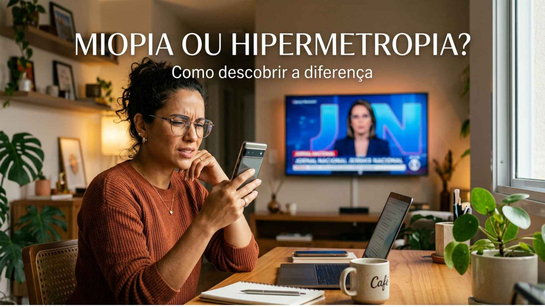 Miopia ou hipermetropia: como saber qual problema de visão você tem?