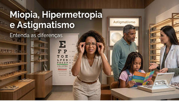 Miopia, hipermetropia e astigmatismo: entenda as diferenças
