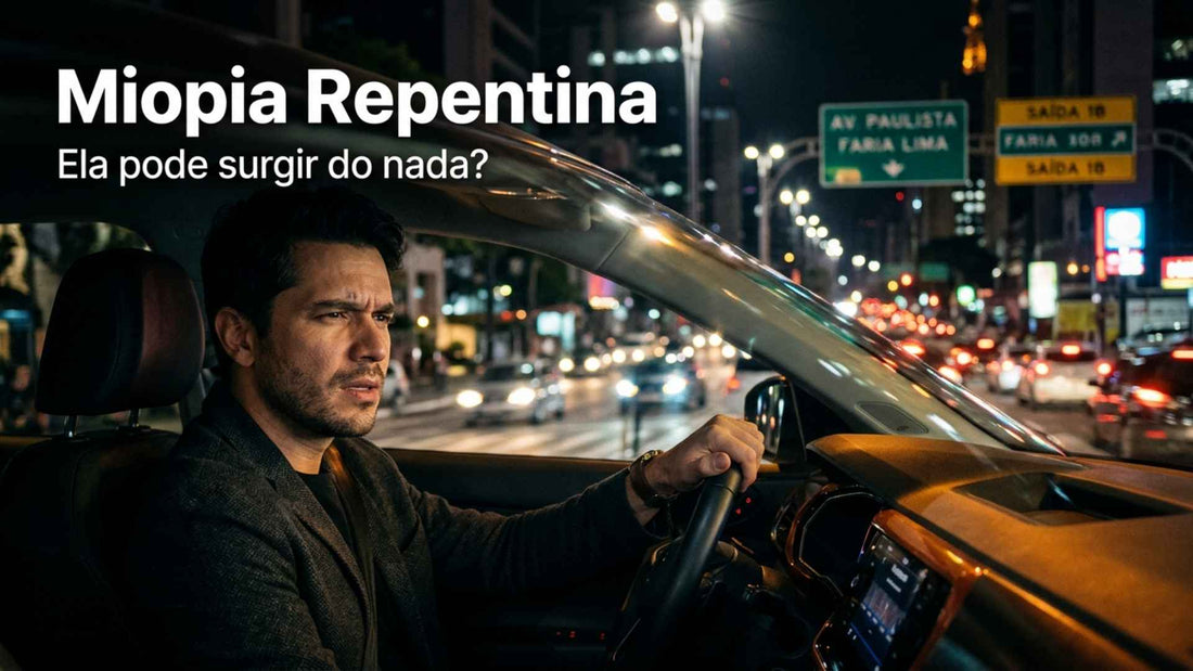 Miopia repentina: é possível surgir do nada?