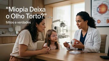 Miopia deixa o olho torto ou vesgo? Entenda mitos e verdades