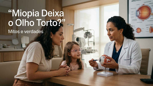 Miopia deixa o olho torto ou vesgo? Entenda mitos e verdades