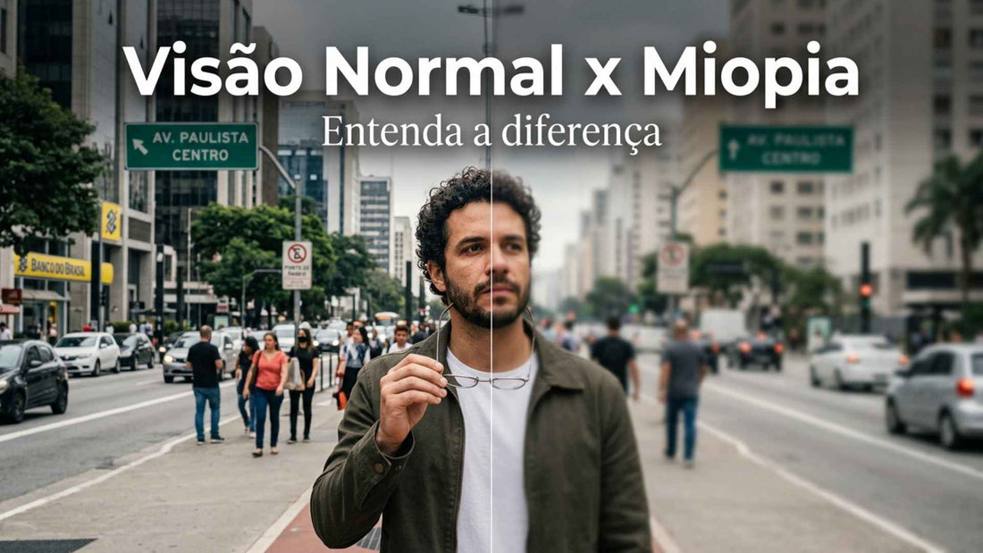Visão normal x miopia: entenda a diferença