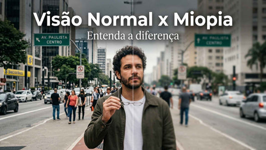 Visão normal x miopia: entenda a diferença