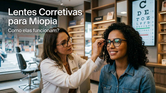 Lentes corretivas para miopia: como funcionam?