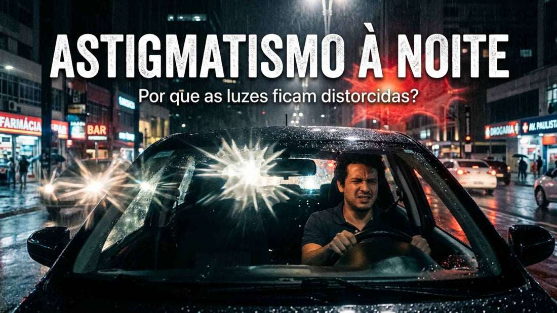 Astigmatismo à noite: por que luzes ficam distorcidas?