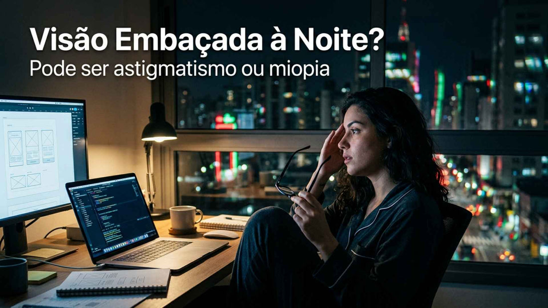 Visão embaçada à noite: pode ser miopia, astigmatismo ou os dois?