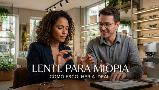 Lente para miopia: tipos, materiais e como escolher