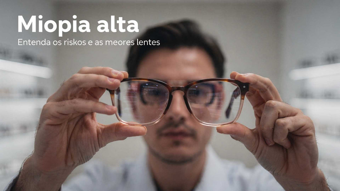 Miopia alta: o que é, riscos, sintomas e quais lentes costumam ser melhores
