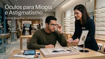Óculos para miopia e astigmatismo: como escolher corretamente