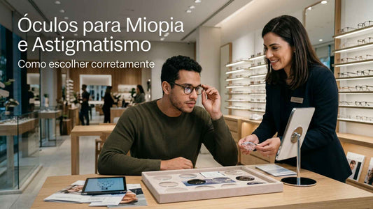 Óculos para miopia e astigmatismo: como escolher corretamente