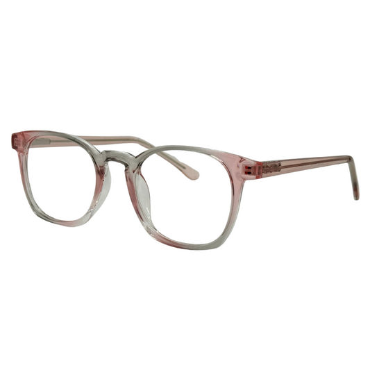 Óculos quadrado rosa claro transparente com armação leve e resistente. Imagem destacando o design moderno e as lentes transparentes, compatíveis com diferentes graus e tratamentos.

Pronta para receber o próximo modelo!