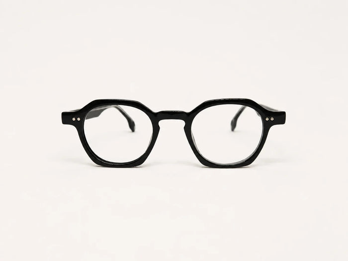 Óculos Paris Preto em acetato, vista frontal – Óculos Pronto